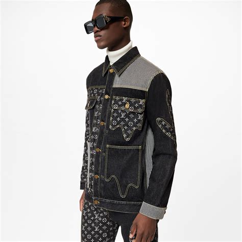 louis vuitton black jean jacket|lv tuxedo.